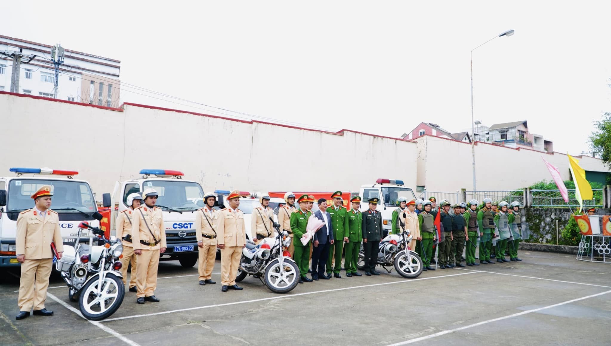 Lễ ra quân cao điểm tấn công, trấn áp tội phạm